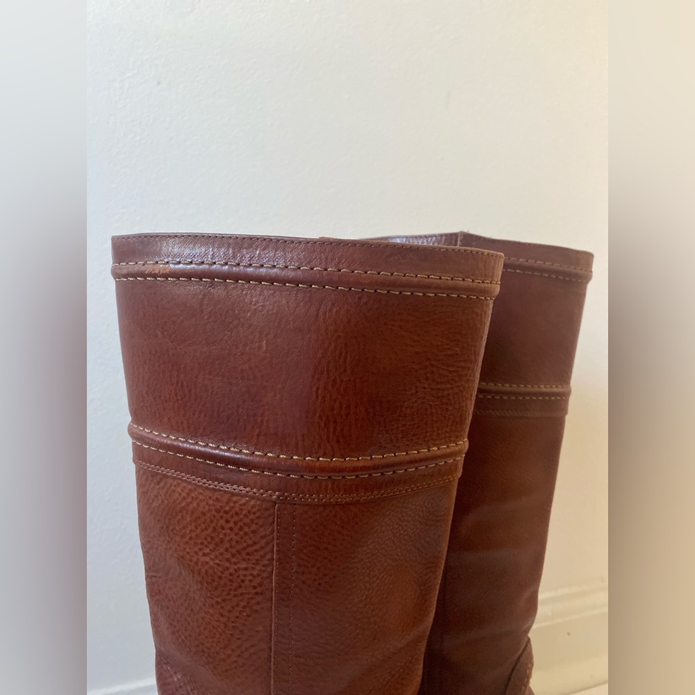 Frye “Jean” Brown Leather Boots - Picture 6 of 11